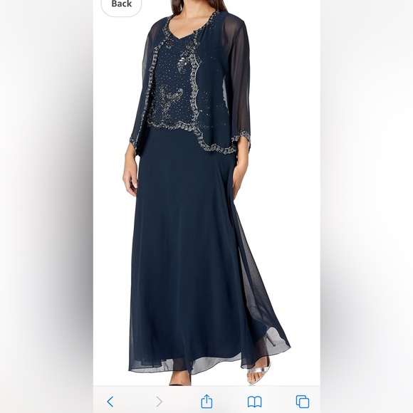 Women’s Slate Grey Size 14 Formal Dress - Mother of the Bride - Picture 1 of 10